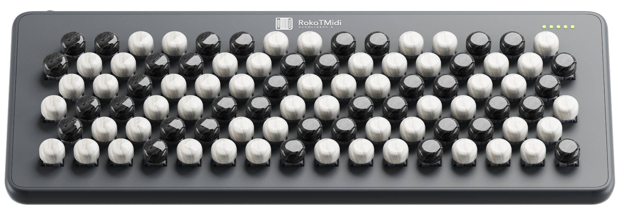 RokoTMIDI - B-grif MIDI kontroler s harmonika tipkama